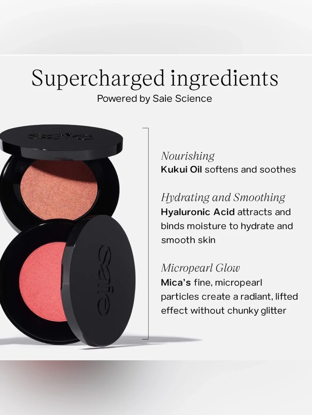 NEW✅ Saie • Glow Sculpt Cream Highlighting Blush • Mauveglow • Award Winner